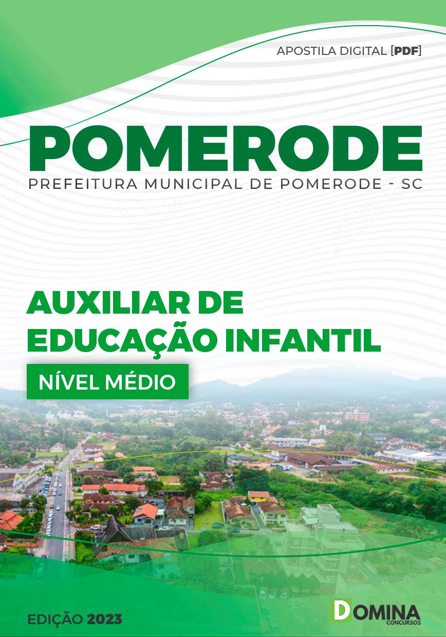 Apostila Pref Pomerode SC 2023 Auxiliar Educação Infantil