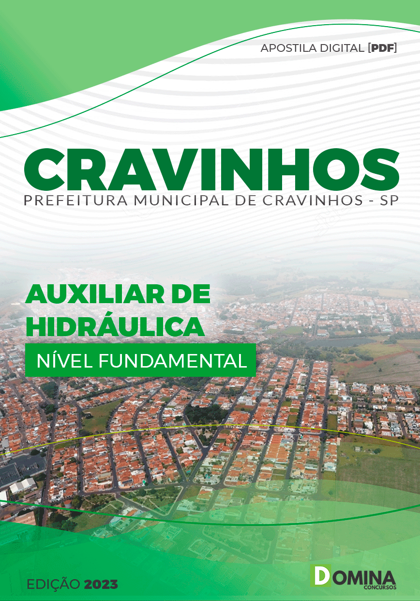 Apostila Concurso Pref Cravinhos SP 2023 Auxiliar Hidráulica