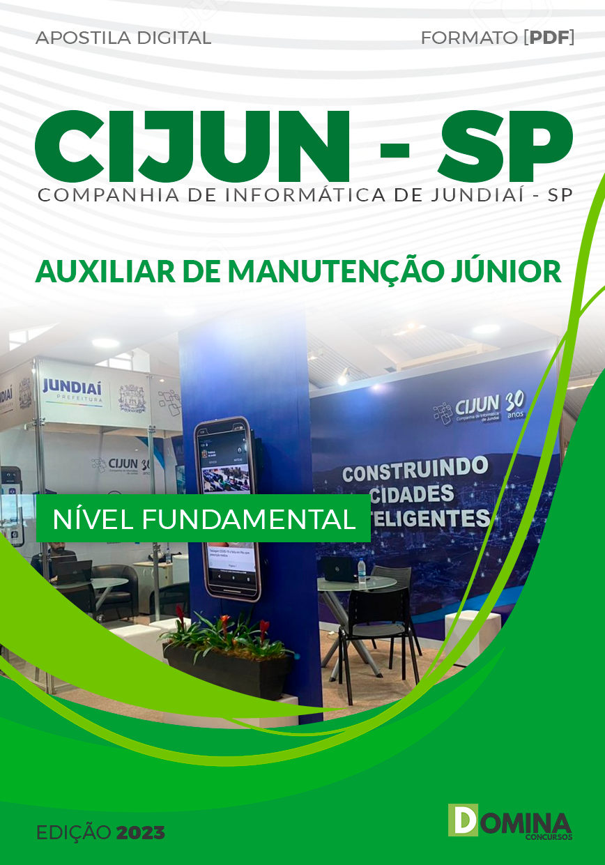 Apostila CIJUN SP 2023 Auxiliar de Manutenção Júnior