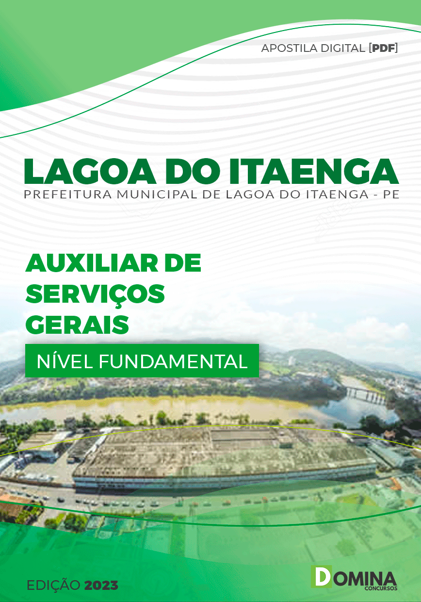 Apostila Pref Lagoa de Itaenga PE 2023 Auxiliar Serviços Gerais