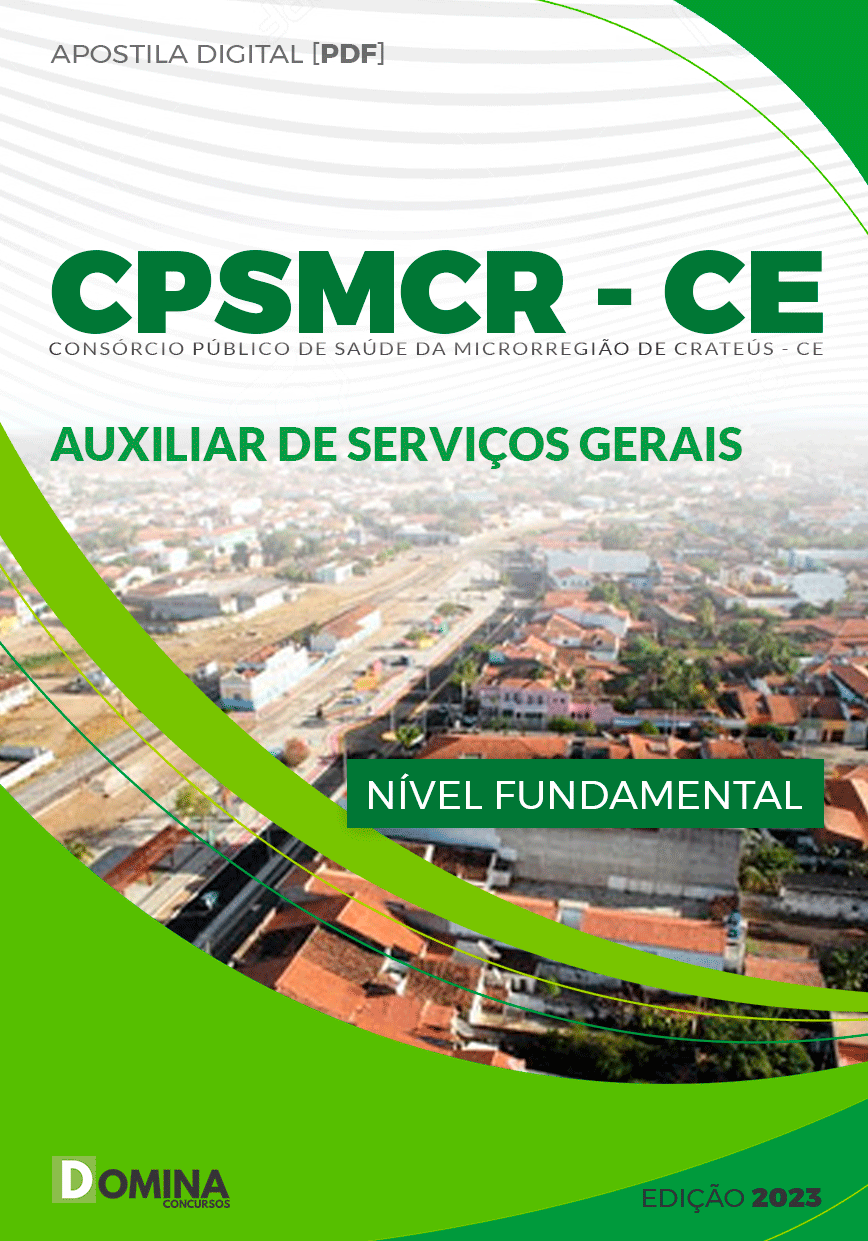Apostila CPSMCR CE 2023 Auxiliar Serviço Gerais