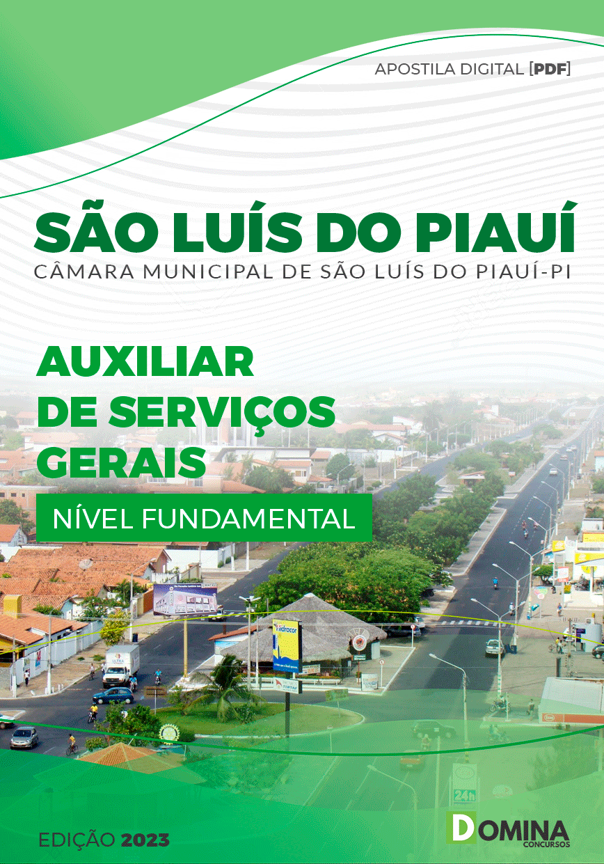 Câmara São Luís do Piauí PI 2023 Auxiliar Serviços Gerais