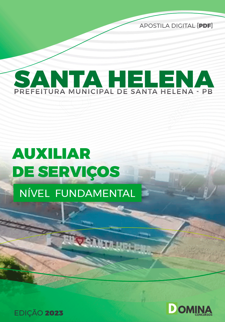 Apostila Concurso Pref Santa Helena PB 2023 Auxiliar Serviços