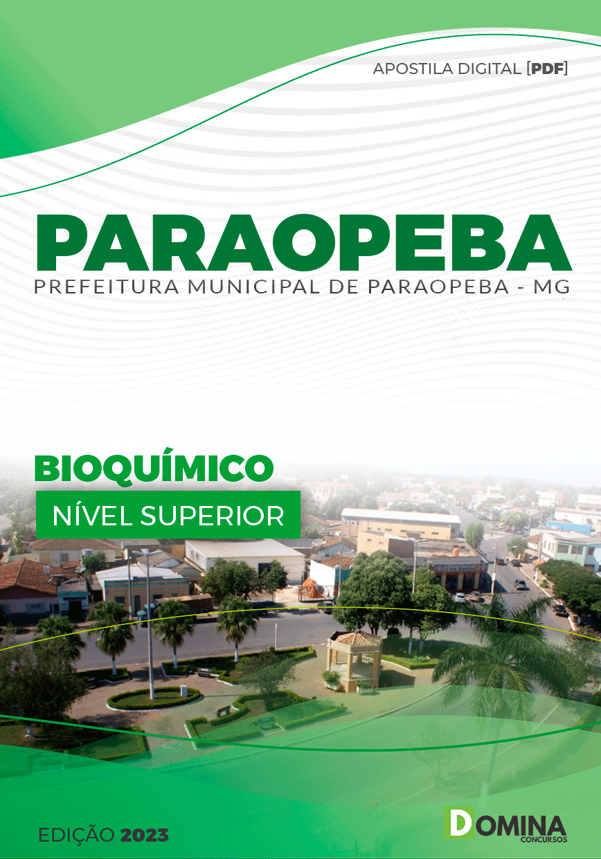 Apostila Pref Paraopeba MG 2023 Bioquímico