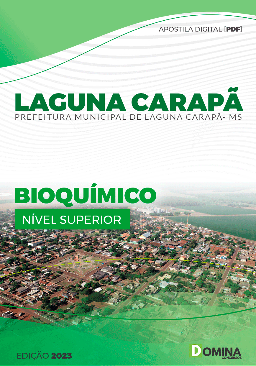 Apostila Concurso Pref Laguna Carapã MS 2023 Bioquímico