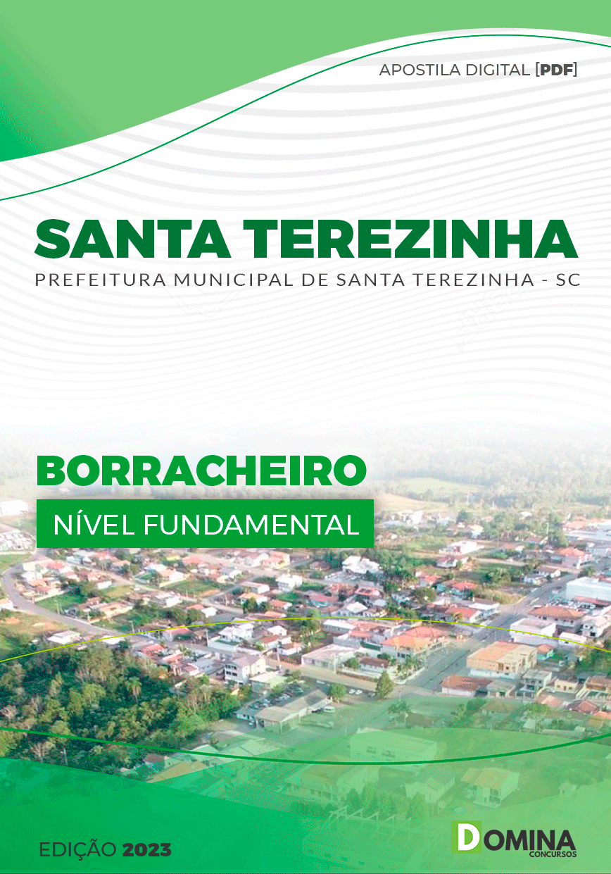 Apostila Pref Santa Terezinha SC 2023 Borracheiro