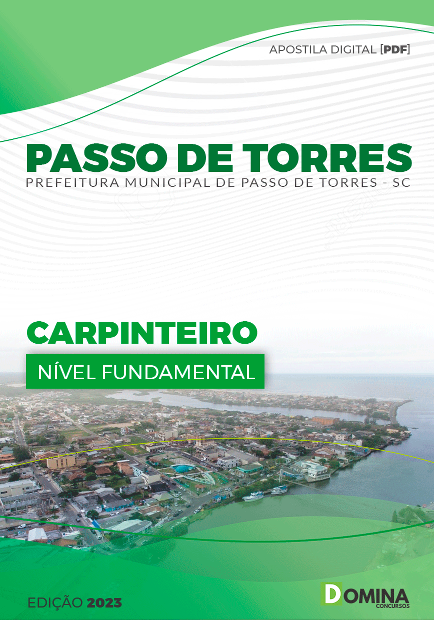 Apostila Concurso Pref Passo de Torres SC 2023 Carpinteiro