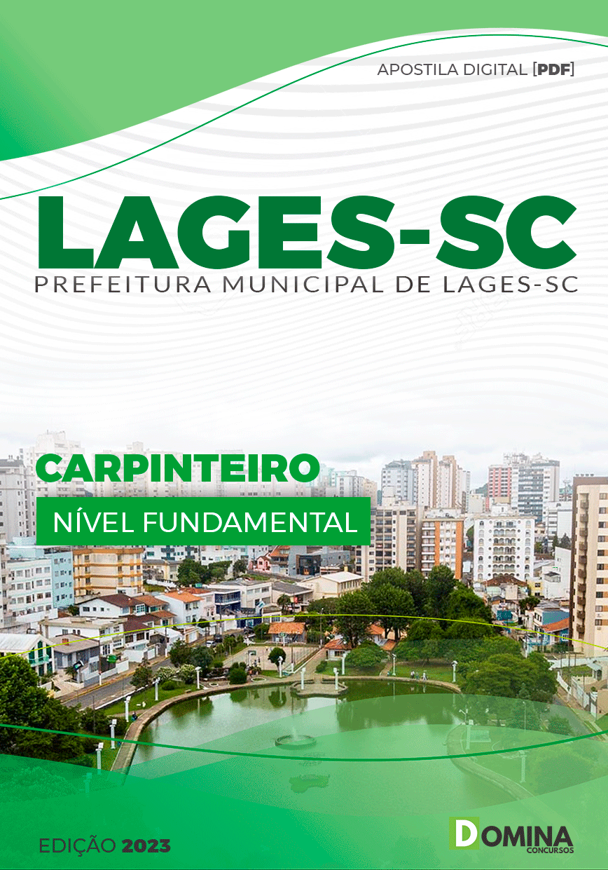 Apostila Concurso Pref Lages SC 2023 Carpinteiro