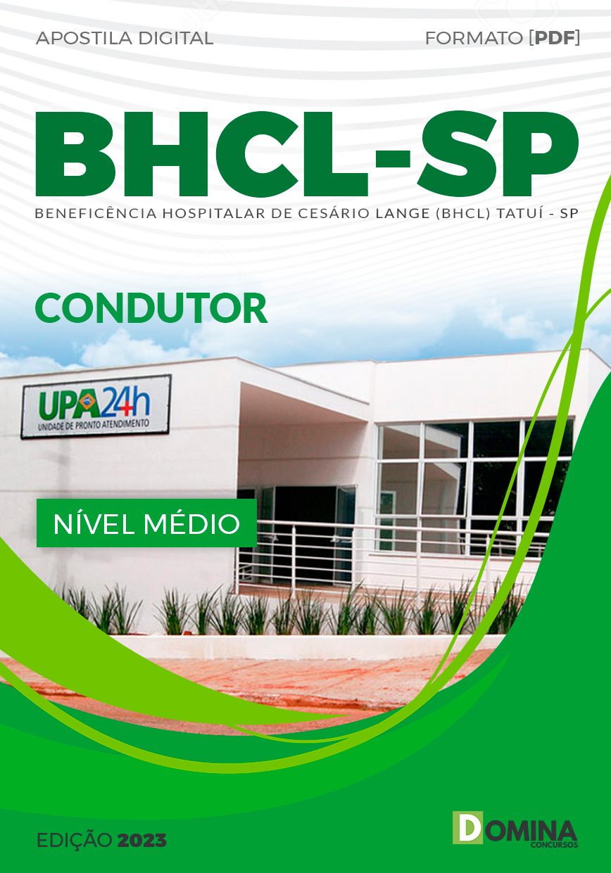 Apostila Processo Seletivo BHCL SP 2023 Condutor