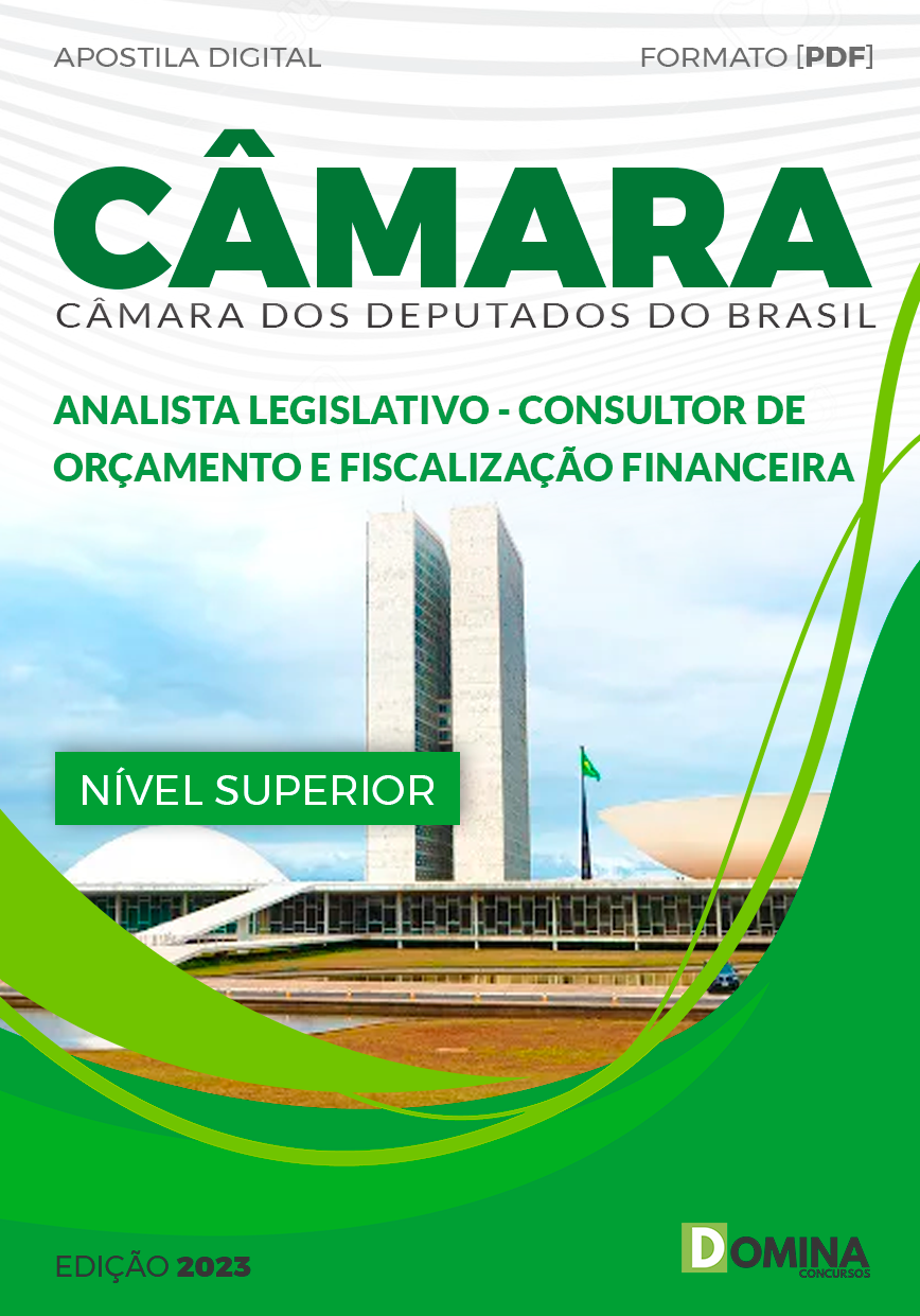 Apostila Câmara Deputados 2023 Consultor Orçamento Fiscalização Financeira