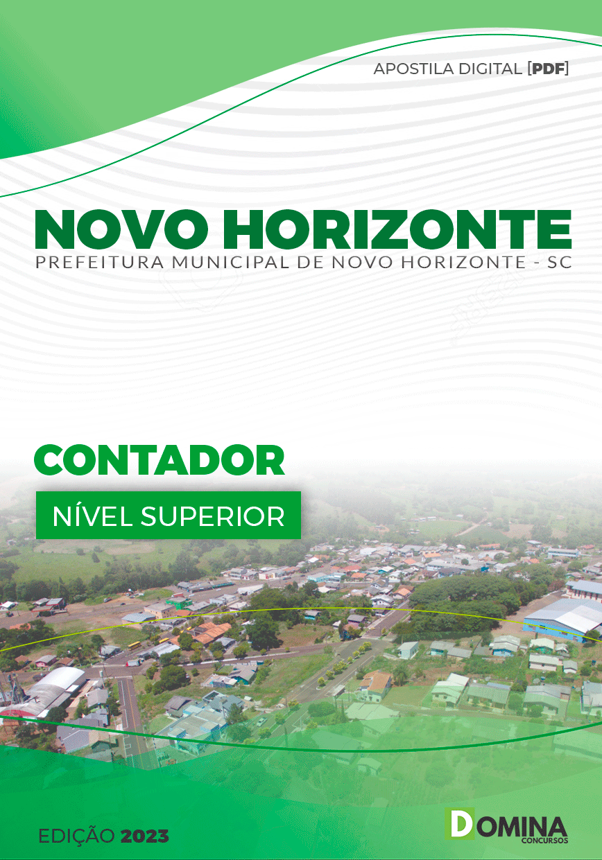 Apostila Pref Novo Horizonte SC 2023 Contador