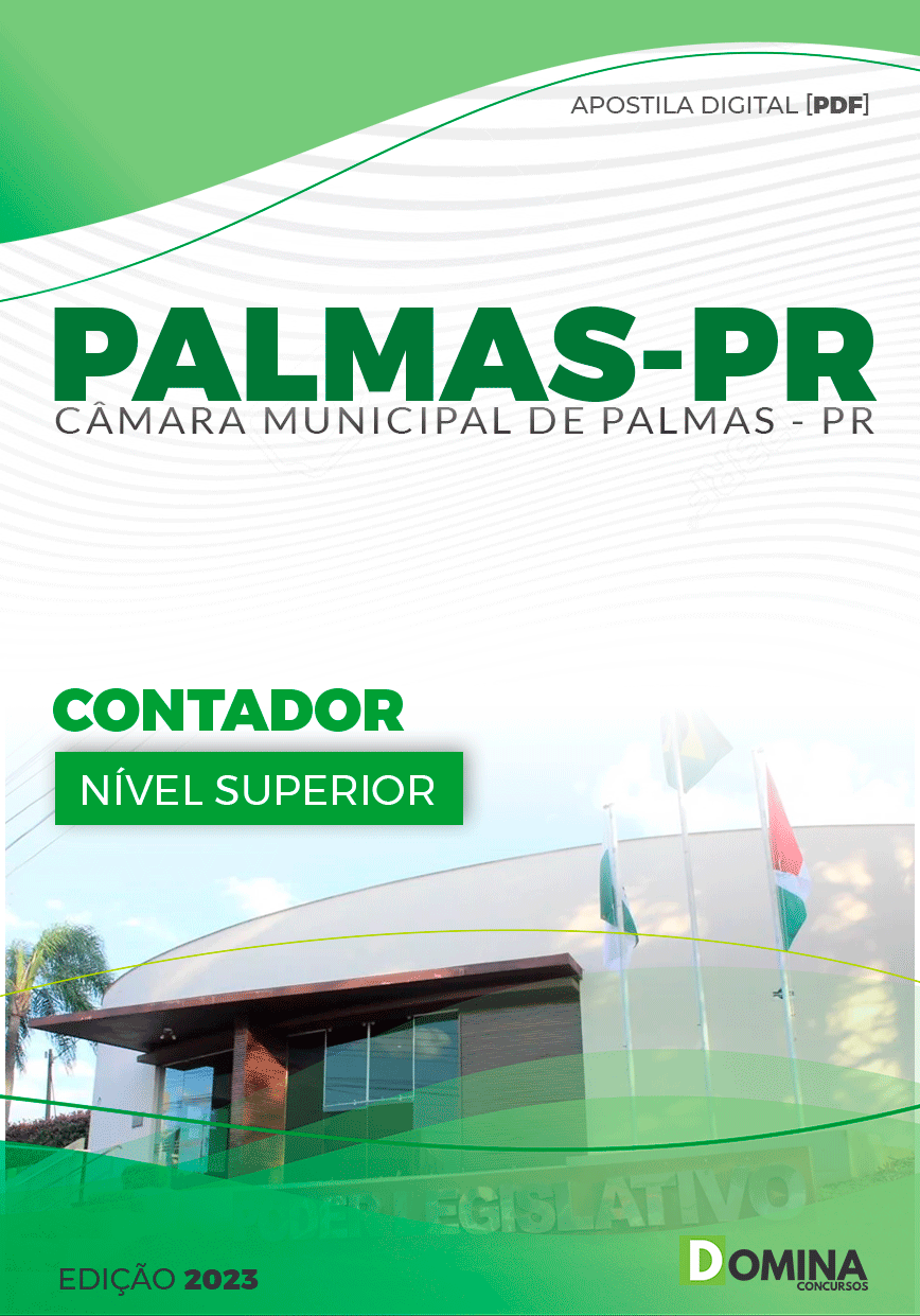 Apostila Câmara Palmas PR 2023 Contador