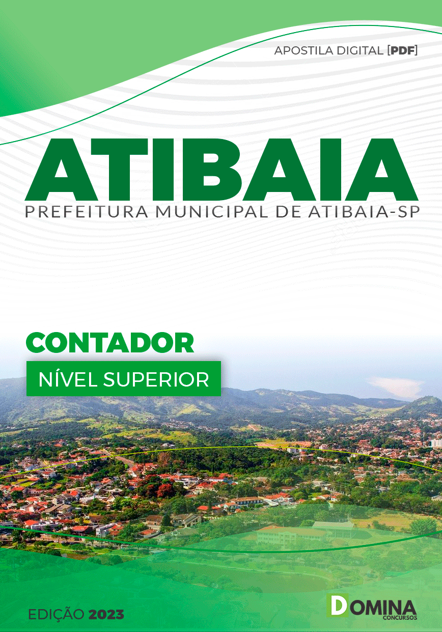 Apostila Concurso Pref Atibaia SP 2023 Contador