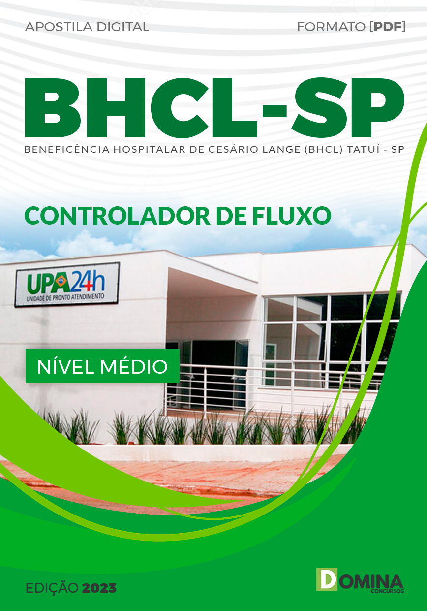 Apostila Processo Seletivo BHCL SP 2023 Controlador Fluxo