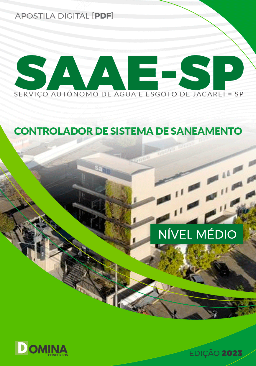 SAAE Jacareí SP 2023 Controlador de Sistema de Saneamento