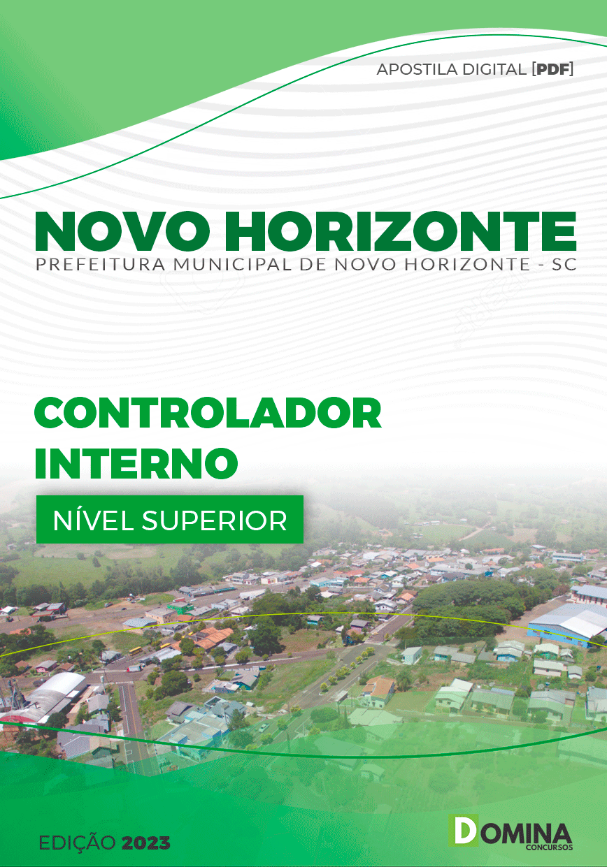 Apostila Pref Novo Horizonte SC 2023 Controlador Interno