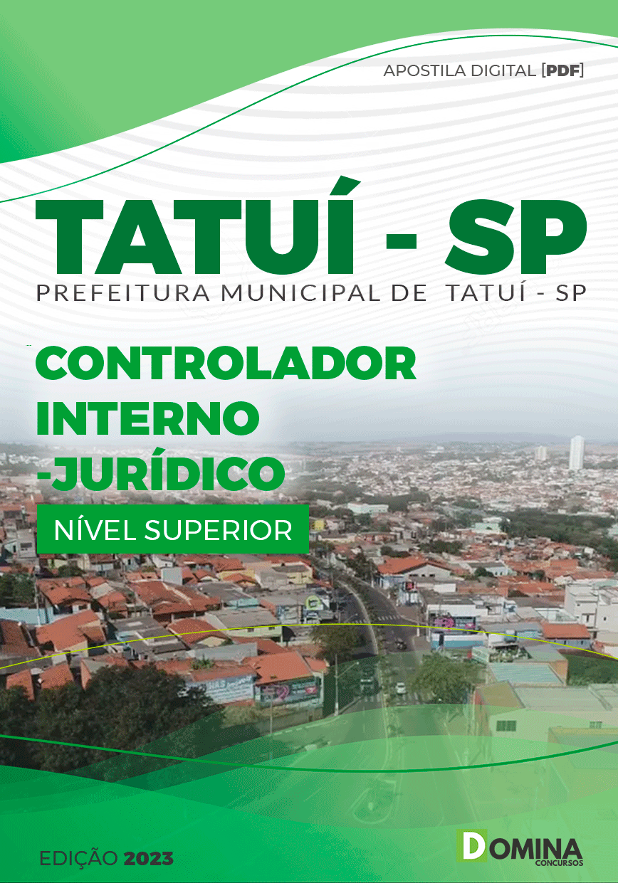 Apostila Pref Tatuí SP 2023 Controlador Interno Jurídico