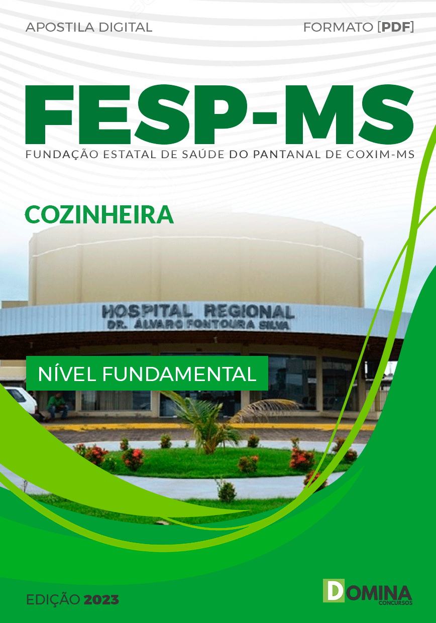 Apostila Concurso FESP MS 2023 Cozinheiro