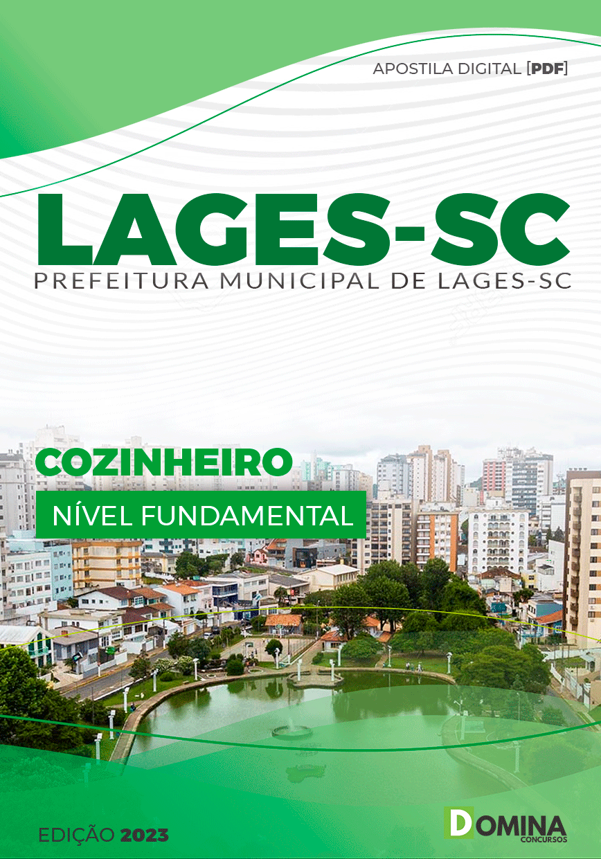 Apostila Concurso Pref Lages SC 2023 Cozinheiro