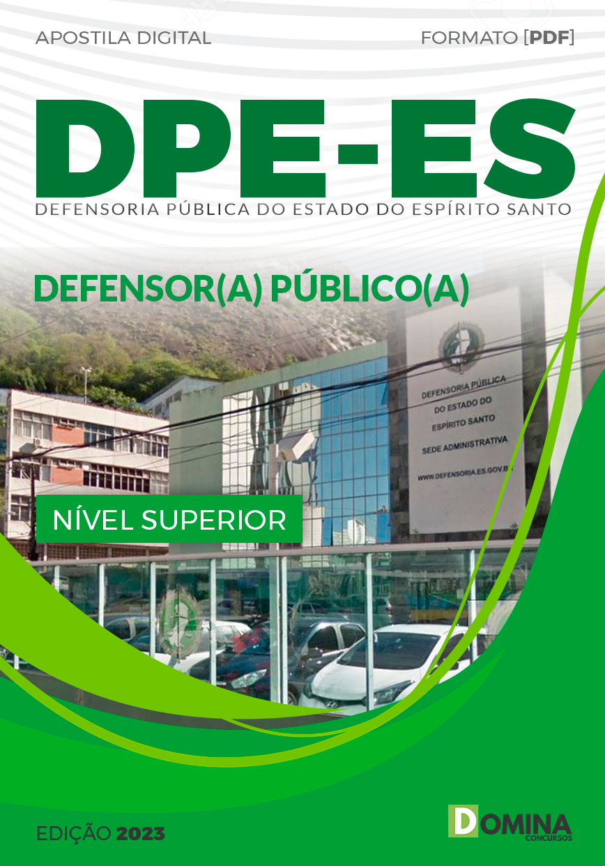 Apostila Concurso DPE ES 2023 Defensor Público
