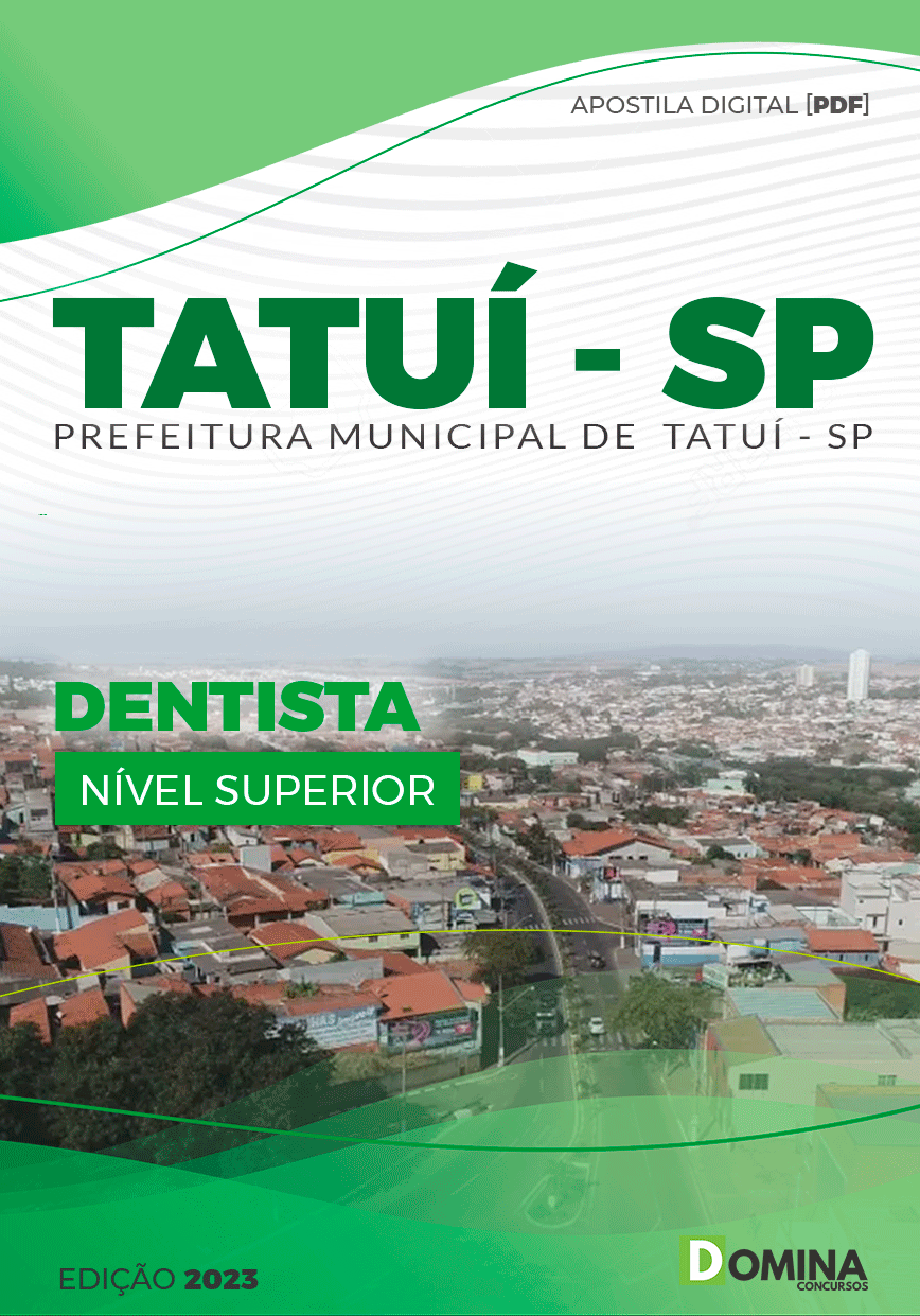 Apostila Concurso Pref Tatuí SP 2023 Dentista