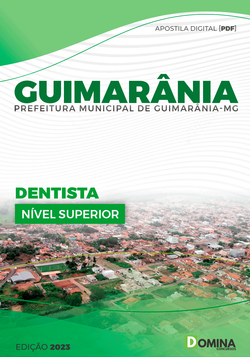 Apostila Concurso Pref Guimarânia MG 2023 Dentista