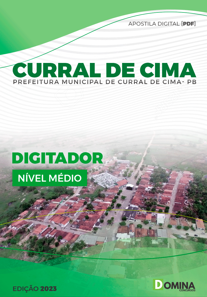 Apostila Pref Curral de Cima PB 2023 Digitador