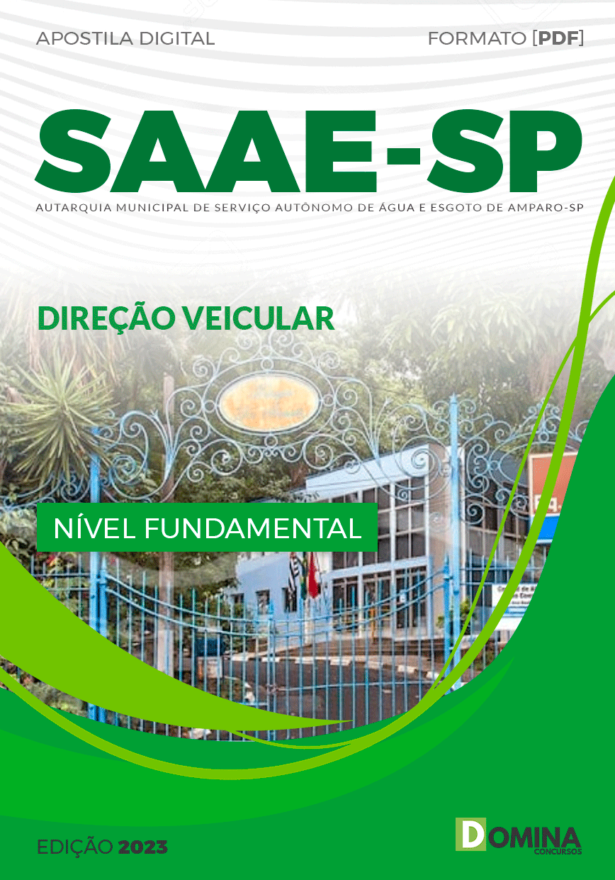 Apostila SAAE SP 2023 Direção Veicular