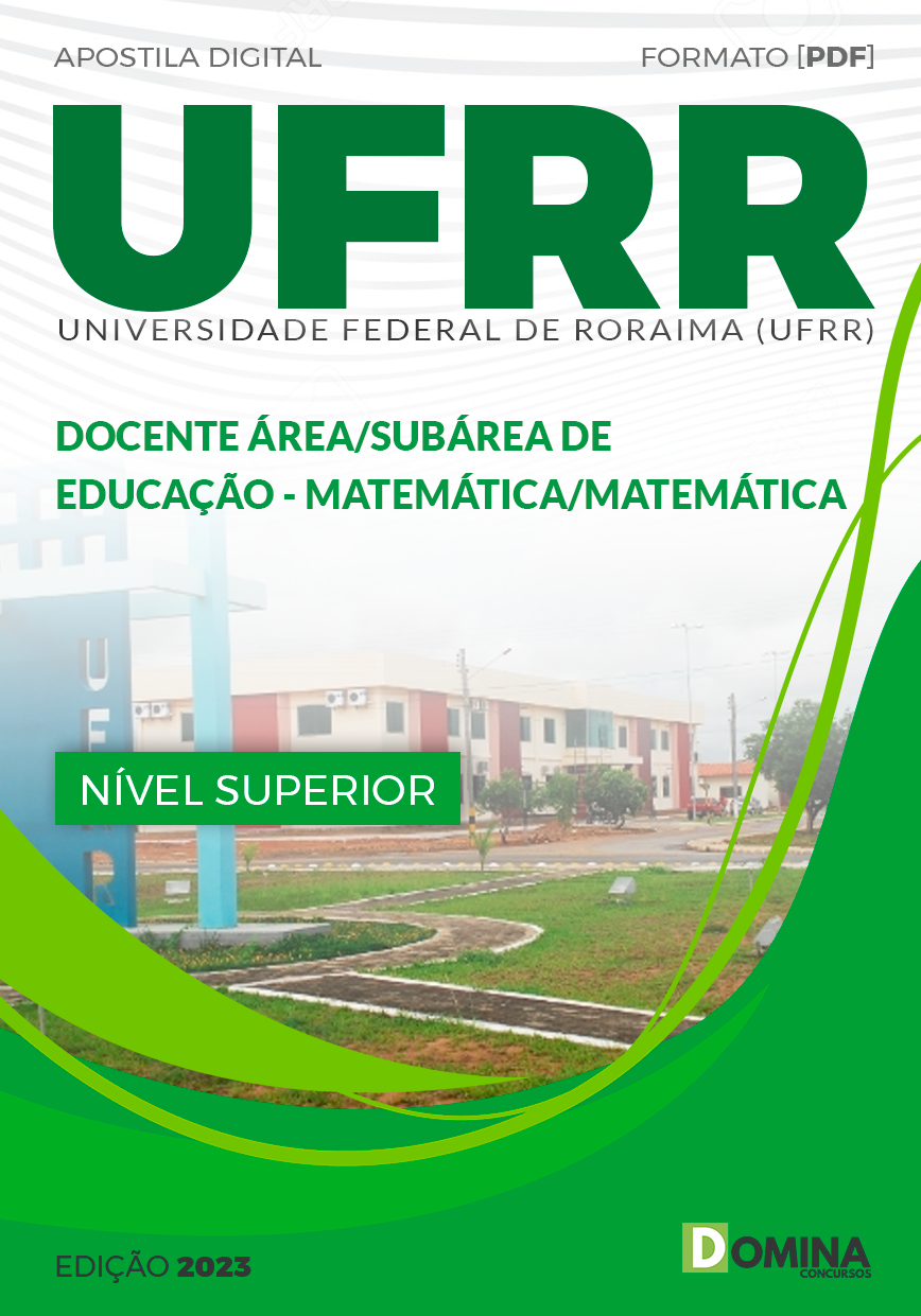 Apostila UFRR 2023 Docente Área Educação Matemática