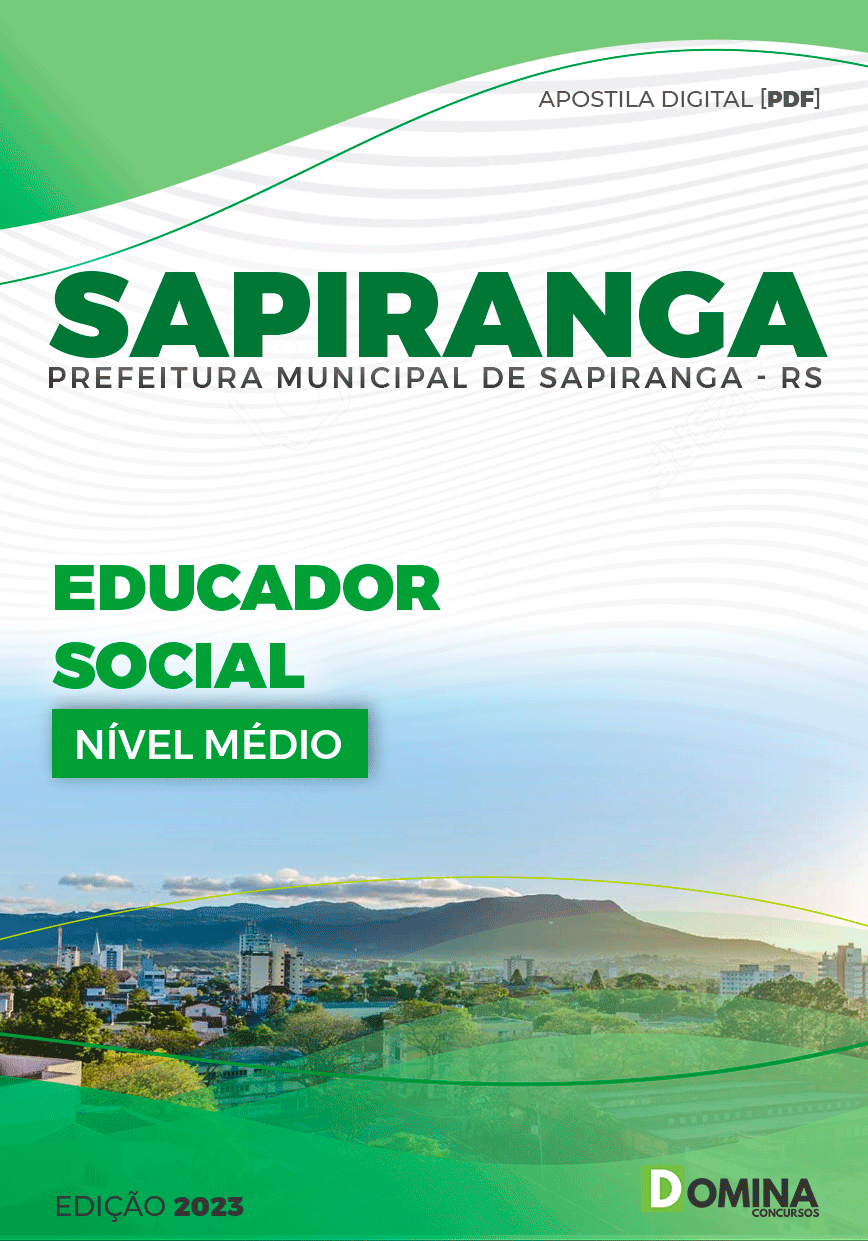 Apostila Pref Sapiranga RS 2023 Educador Social