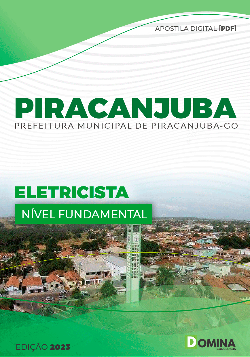Apostila Concurso Pref Piracanjuba GO 2023 Eletricista