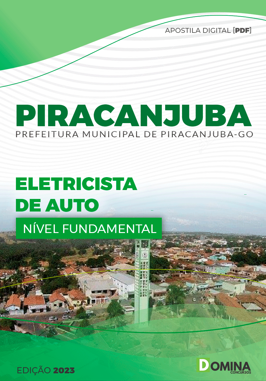 Apostila Concurso Pref Piracanjuba GO 2023 Eletricista Auto