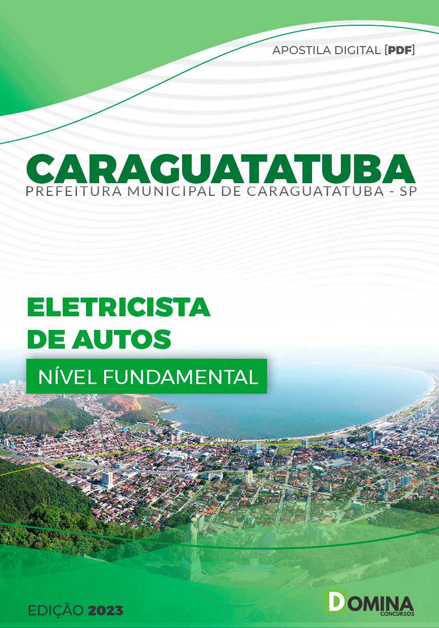 Apostila Concurso Pref Caraguatatuba SP 2024 Eletricista Autos