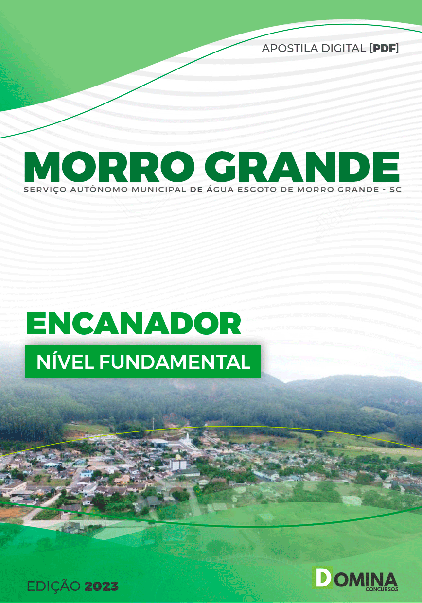 Apostila Pref Morro Grande SC 2023 Encanador