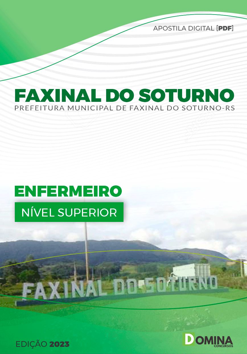 Apostila Pref Faxinal Soturno RS 2023 Enfermeiro