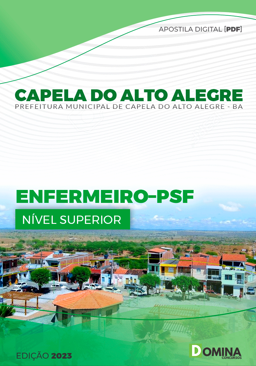 Apostila Pref Capela Alto Alegre BA 2023 Enfermeiro PSF