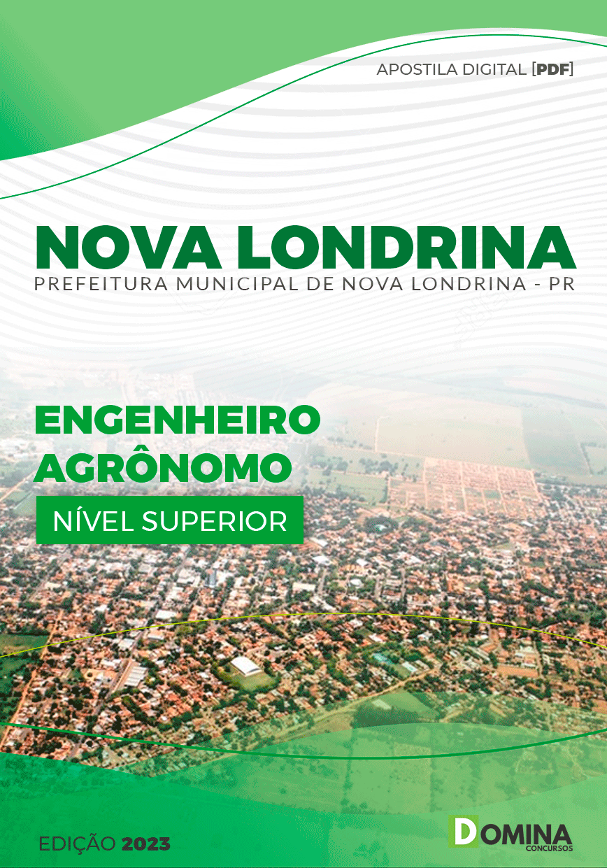 Apostila Pref Nova Londrina PR 2023 Engenheiro Agrônomo