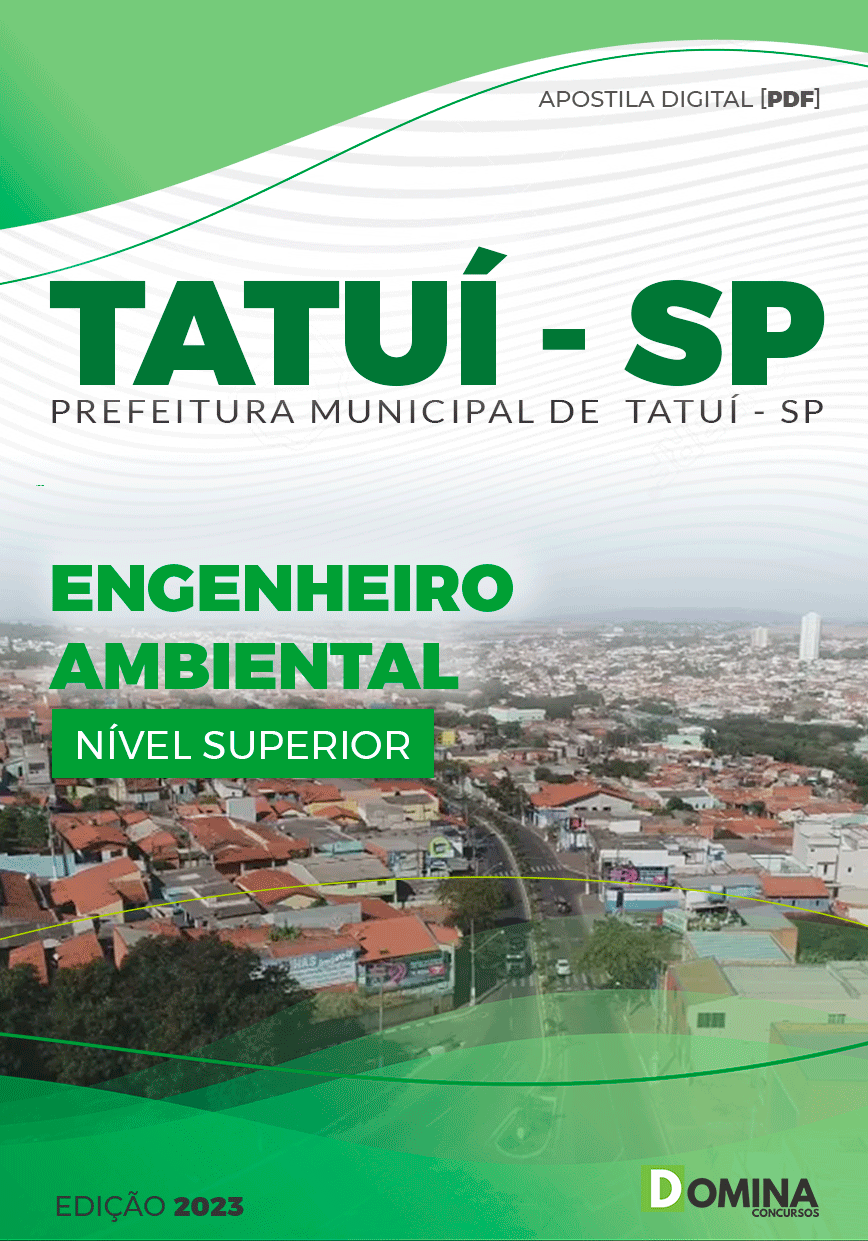 Apostila Concurso Pref Tatuí SP 2023 Engenheiro Ambiental