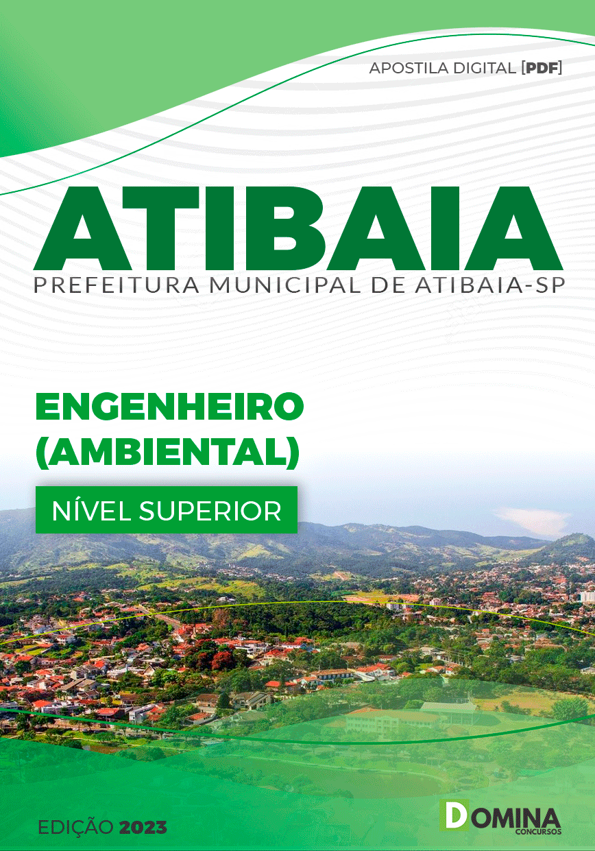 Apostila Concurso Pref Atibaia SP 2023 Engenheiro Ambiental