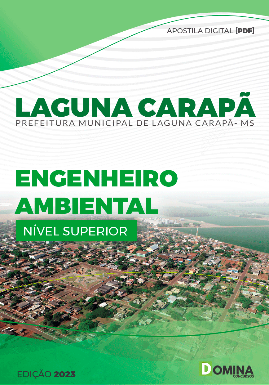 Apostila Pref Laguna Carapã MS 2023 Engenheiro Ambiental