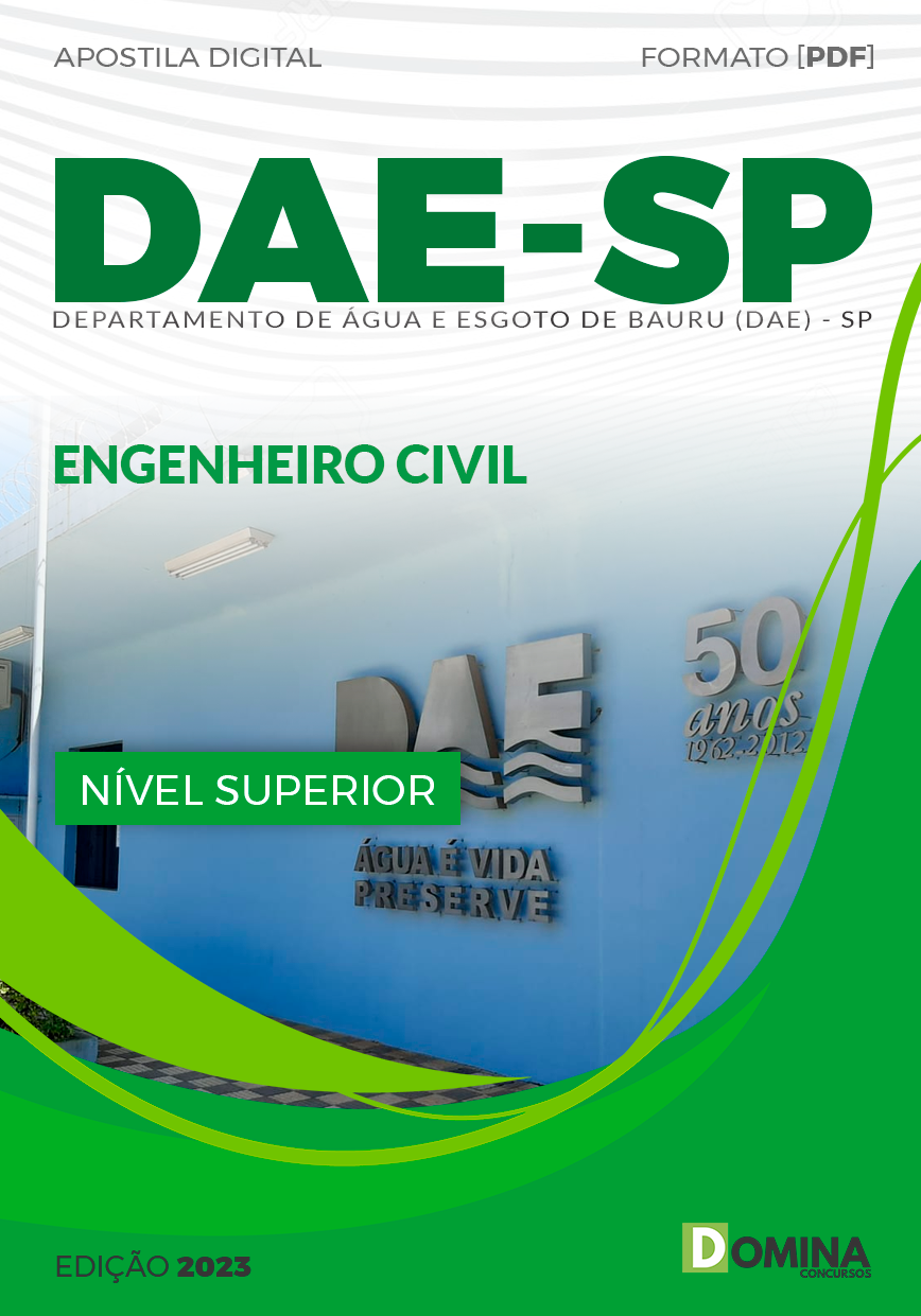 Apostila DAE SP 2023 Engenheiro Civil