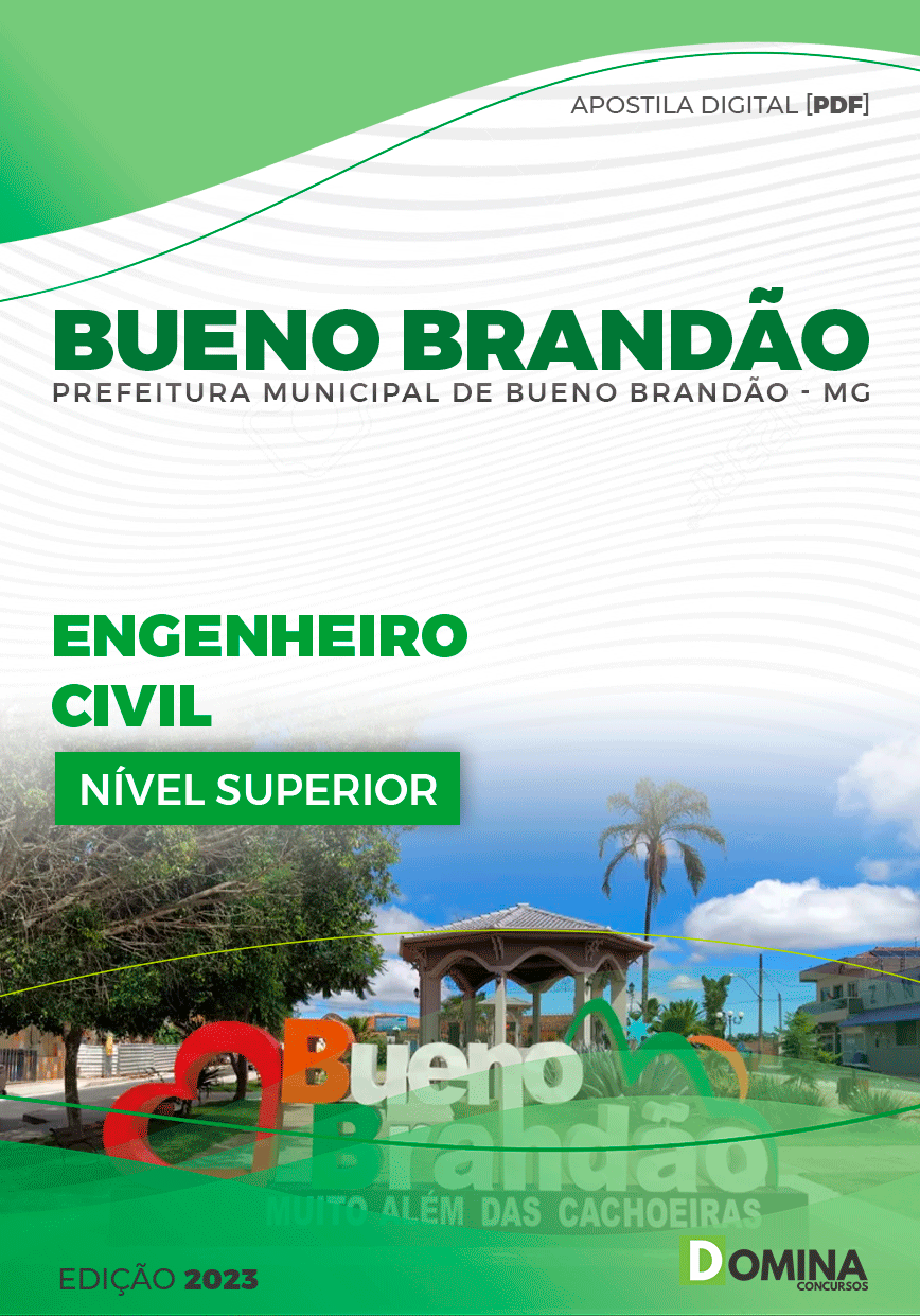 Apostila Pref Bueno Brandão MG 2024 Engenheiro Civil