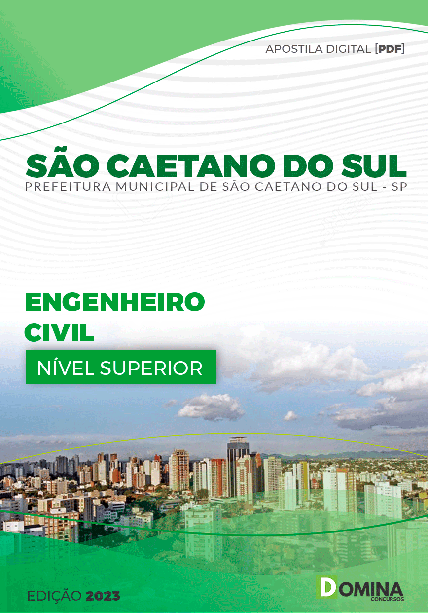 Apostila Pref São Caetano do Sul SP 2023 Engenheiro Civil