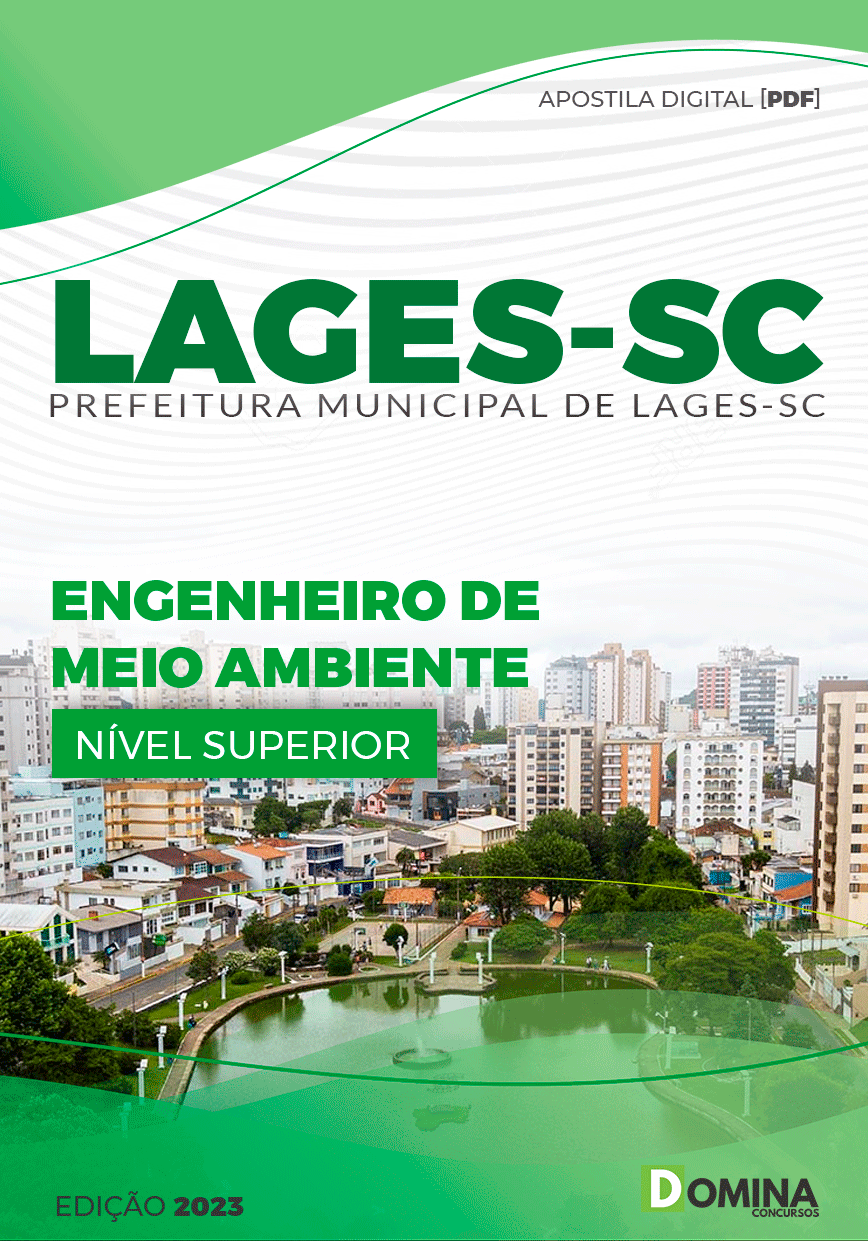 Apostila Pref Lages SC 2023 Engenheiro Meio Ambiente