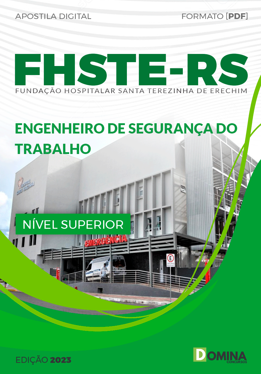 Apostila FHSTE RS 2023 Engenheiro Segurança Trabalho