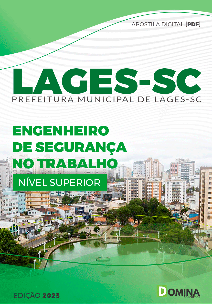 Apostila Pref Lages SC 2023 Engenheiro Segurança Trabalho