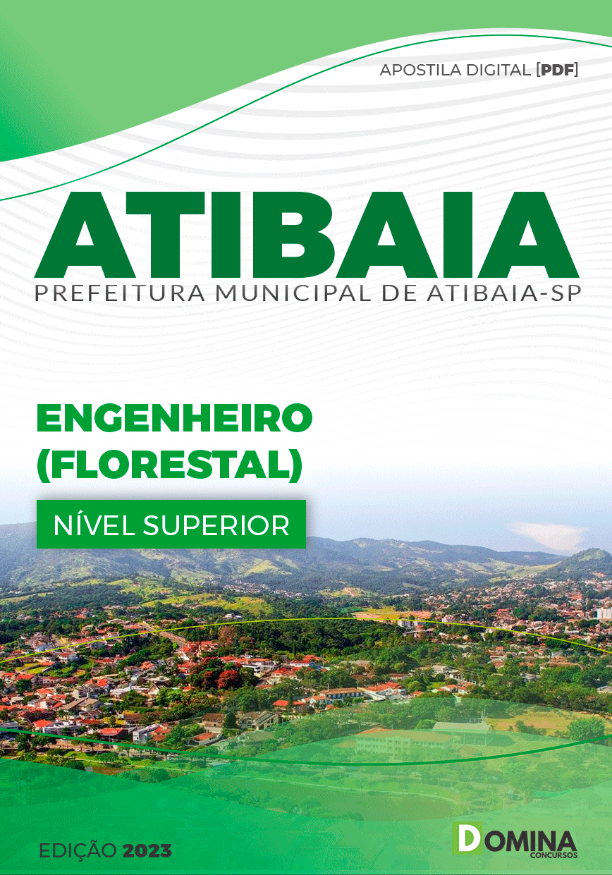 Apostila Concurso Pref Atibaia SP 2023 Engenheiro Florestal