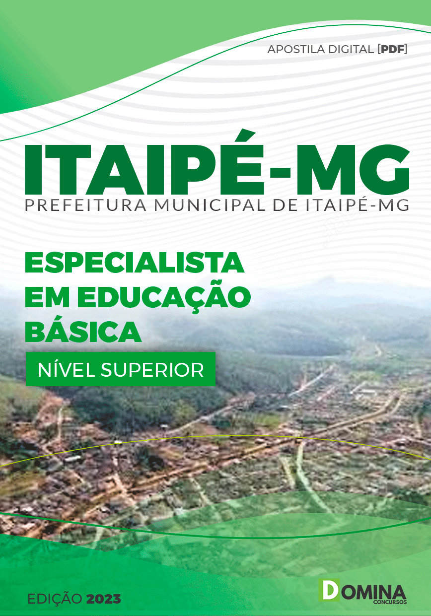 Apostila Pref Itaipé MG 2023 Especialista Educação Básica