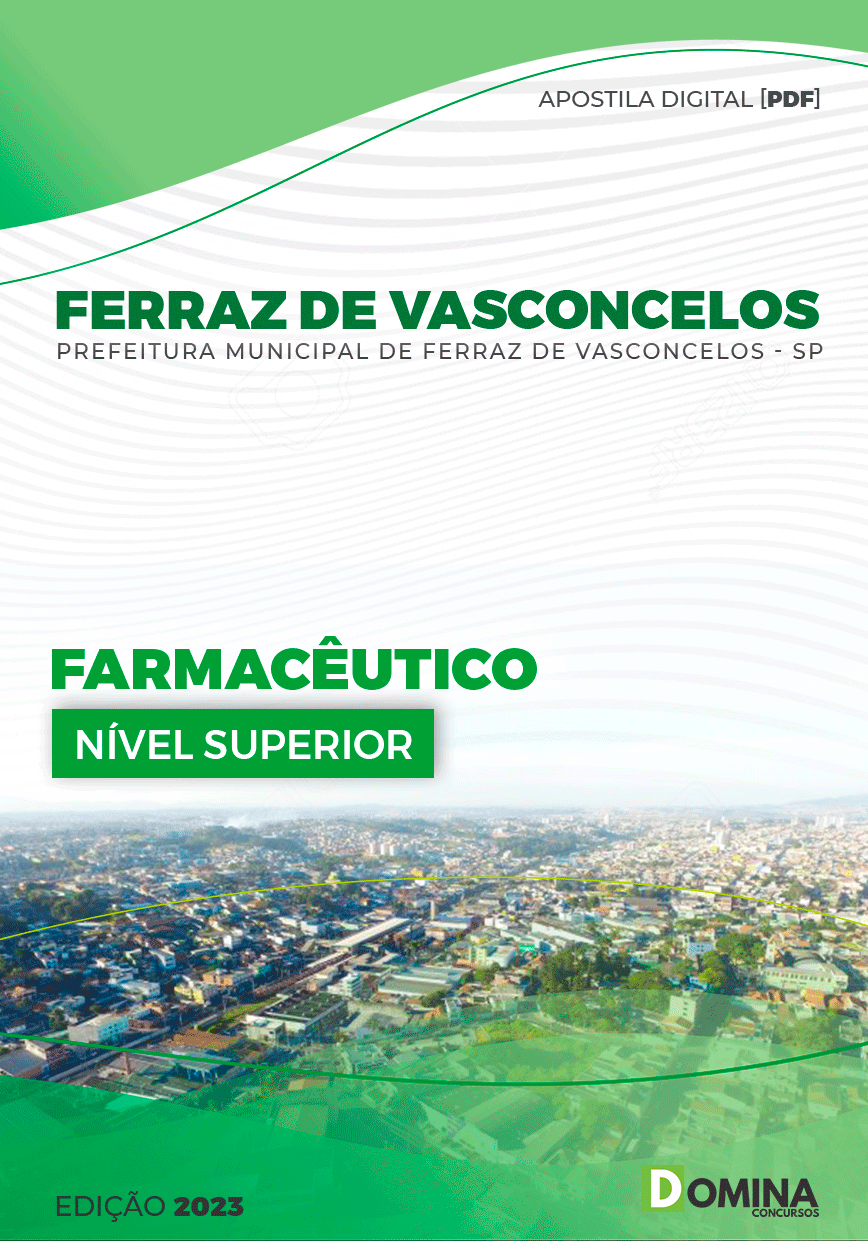 Apostila Pref Ferraz Vasconcelos SP 2023 Farmacêutico