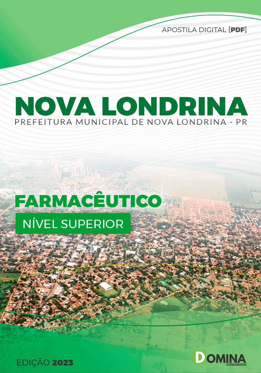 Apostila Pref Nova Londrina PR 2023 Farmacêutico